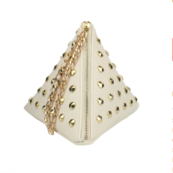 Studded Triangle PU Bag - Picture 2 of 5